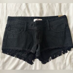 Hollister Black Denim Shorts